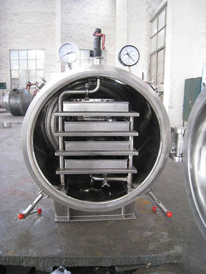 SUS316L 8の皿の産業真空のより乾燥した蒸気/熱湯暖房